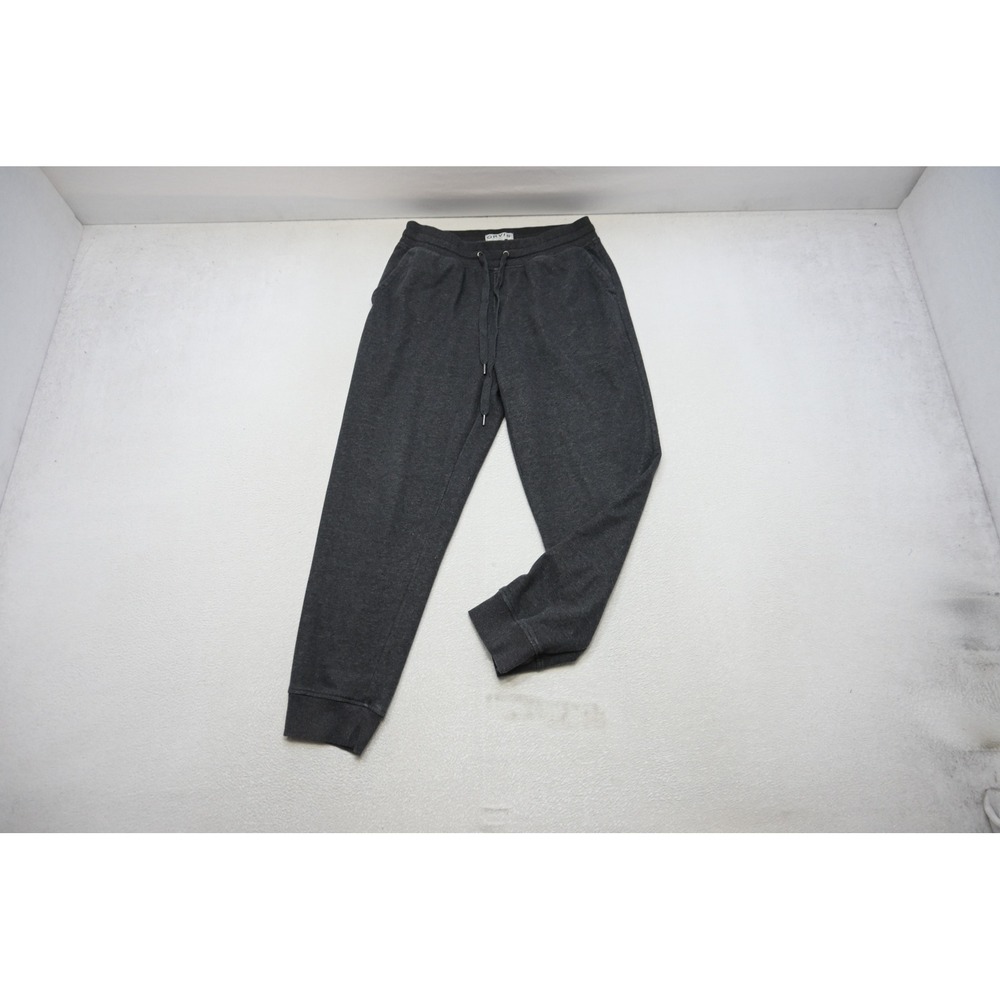 Orvis Sweatpants Mens Medium Charcoal Gray Jogger Drawstring Pockets Excellent